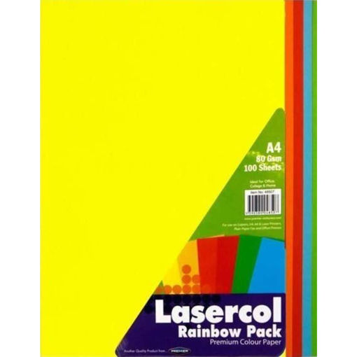 Picture of A4 PAPER ASSORTED COLOURS X100